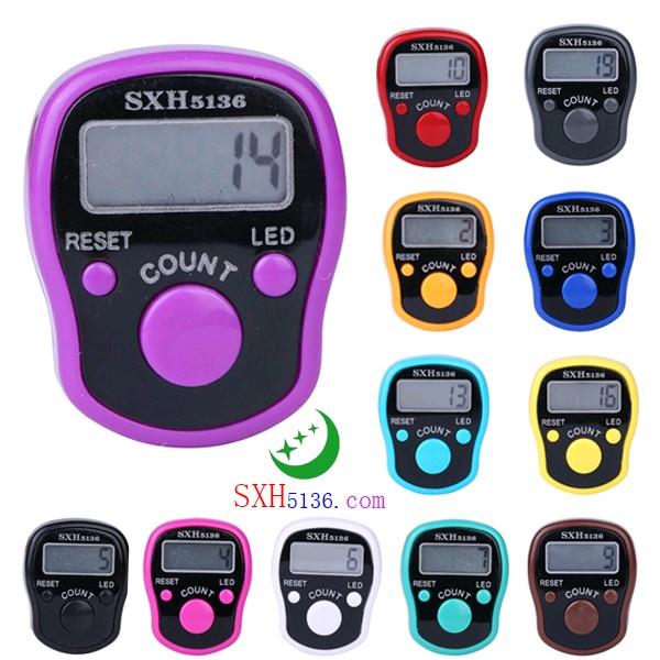 MÁY ĐẾM SỐ NIỆM PHẬT ĐEO NGÓN TAY CÓ ĐÈN LED CÓ NÚT RESET - MÁY ĐẾM SỐ CƠ HỌC - MÁY TÚC SỐ - MÁY ĐẾM SỐ LẦN