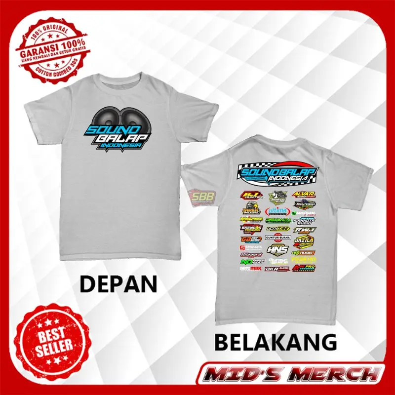 MM - Baju KAOS ANAK SOUND SYSTEM SOUND BALAP INDONESIA Audio Horeg Anak 1-14 Tahun Laki Premium Distro Katun | Cotton Combed 30s 4