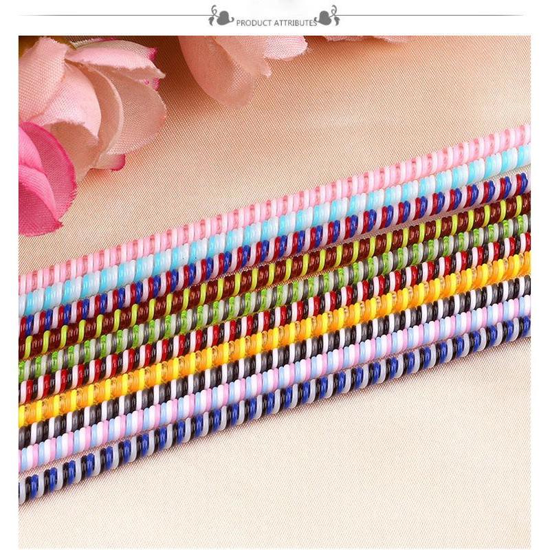 For Mobile Phone Data Cable Protector 1.4 Meters Charging Cable Winding Protection Rope Creative Winding Device 0