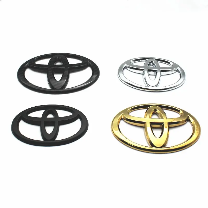 Applicable to Toyota Corolla Camry RAV4 vios Highlander etc front emblem or rear emblem ABS plating logo