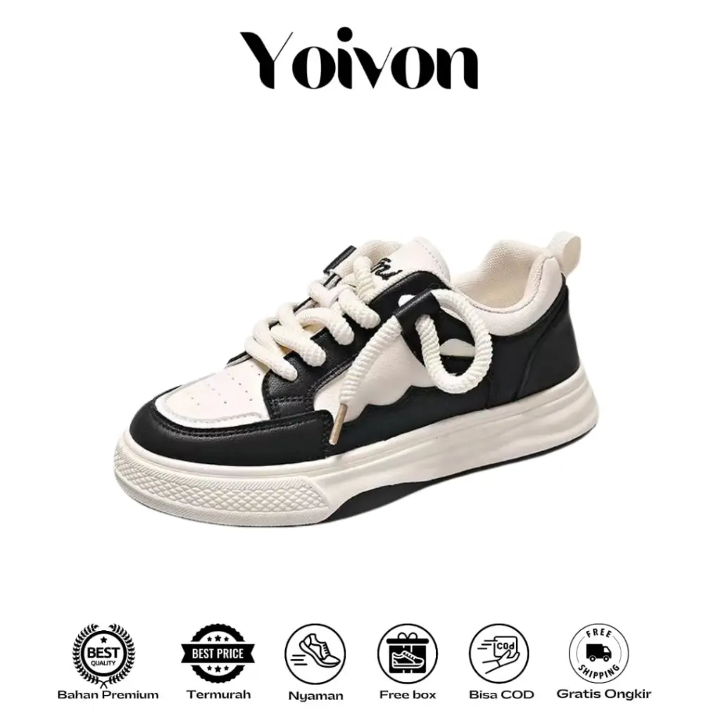 YOIVON - Free Box Jeno Sepatu Sneakers Wanita Kualitas Premium