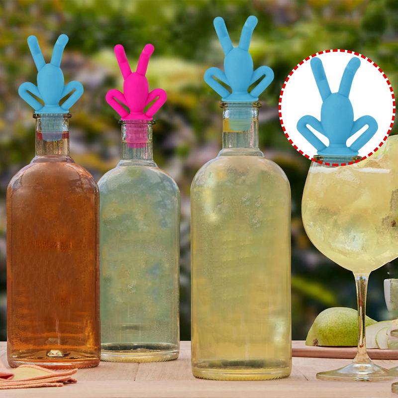 Gourd-shaped wine bottle stopper creative silicone sealing bottle stopper 2