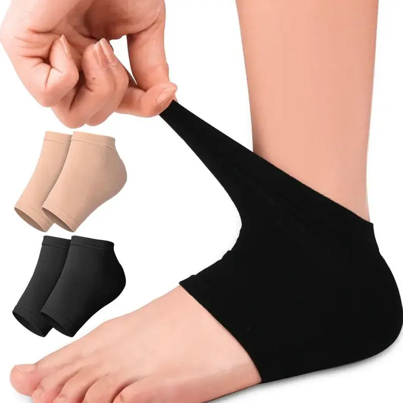 Vớ Gót Chân Viêm Cân Gan Chân, Chống Nứt Nẻ, Vải Đàn Hồi, Cho Viêm Gân Achilles, Vết Chai Mòn, Móng Vuốt, Bàn Chân Nứt Nẻ, Giảm Đau, Đệm Gót Chân 0