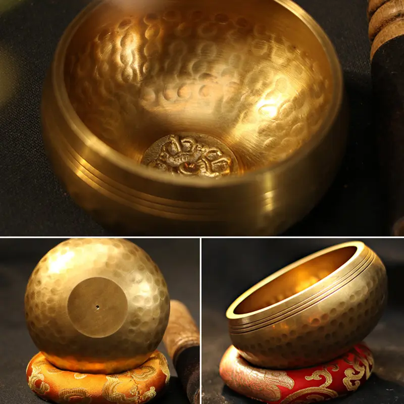 Bộ Bát Phật Giáo Tây Tạng, Nepal, Có Vòng Đệm, Móng Tay, Thích Hợp Cho Thiền Định, Hát, Phòng Ngủ Gia Đình, Đền Thờ, Phòng Tập Yoga, Trang Trí 7