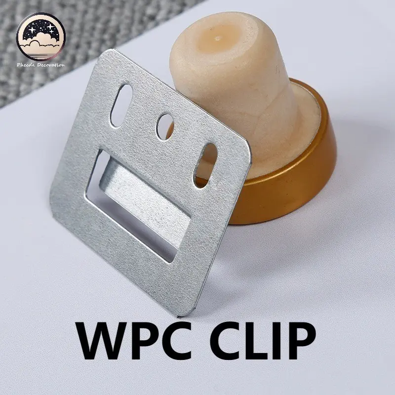 Klip Besi Wallpanel Buckle Bracket Clip Wallpanel / Clip Wood Pannel WPC / Braket Wall Panel WPC