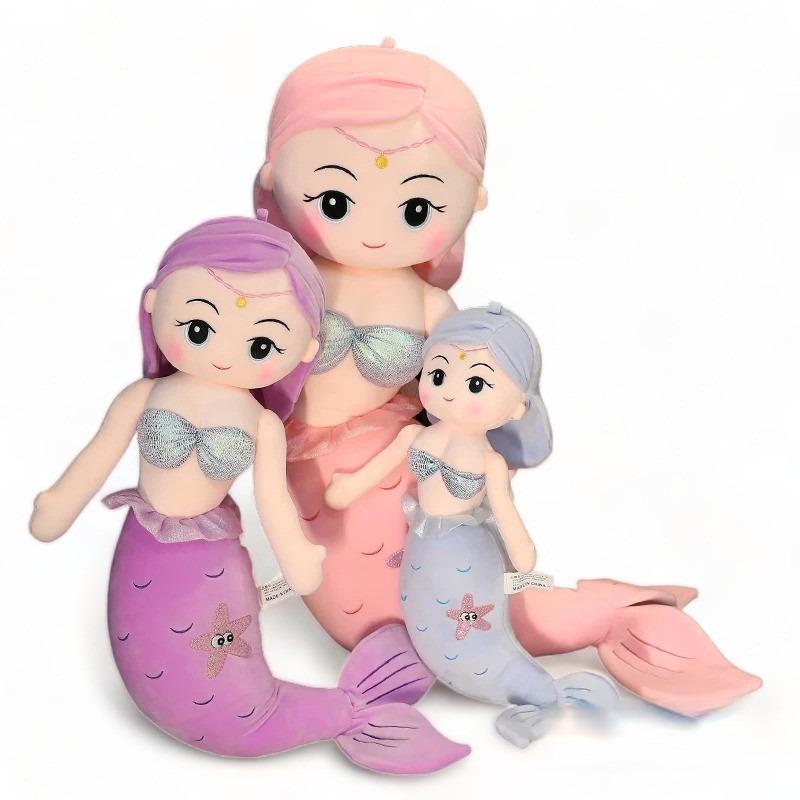 Boneka Karakter Putri Duyung Mermaid Toys Dolls Mainan Anak Perempuan Halus Lembut