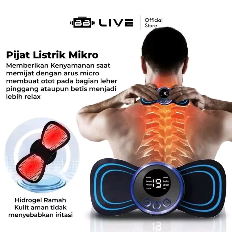 Alat Pijat Leher Terapi Elektrik EMS Recharge 1