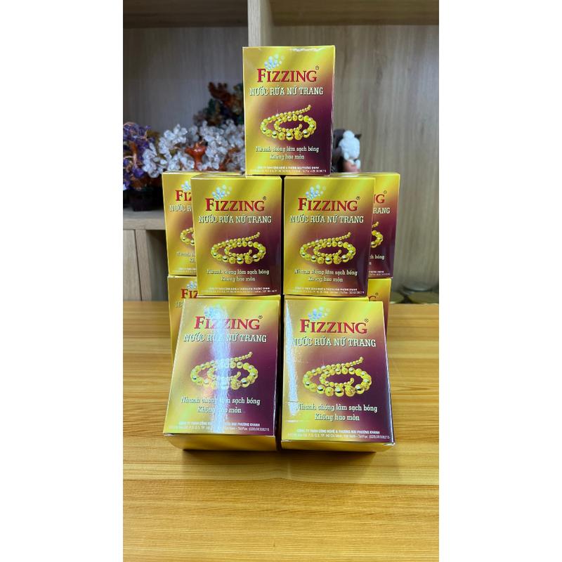 Nước rửa nữ trang Fizzing làm sạch nữ trang vàng bạc 35ml và 75ml