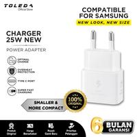 Gambar Charger Compatible For Samsung Fast Charging New Model 25w Type-C Port White - White dari Toleda Indonesia Kota Tangerang 1 Tokopedia