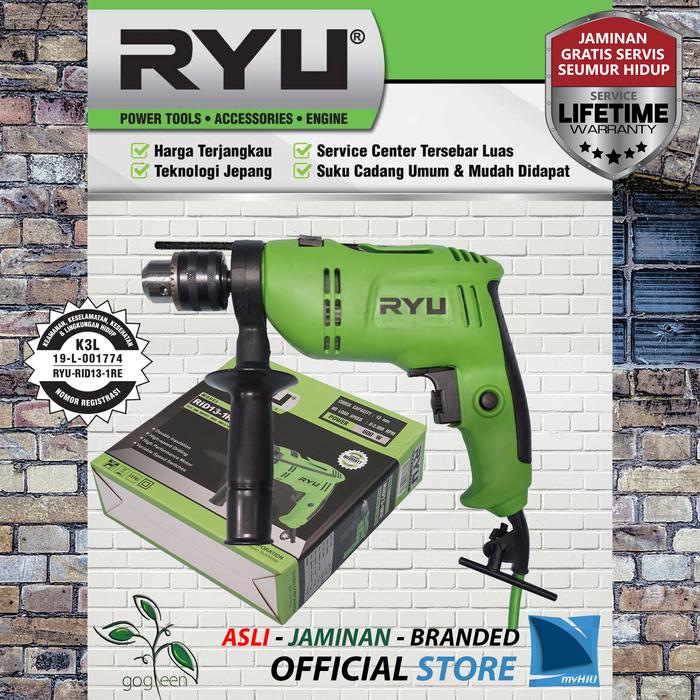 Jual Mesin Bor 13 mm Bolak Balik + Bonus Mata Bor - Reverseable Hand ...