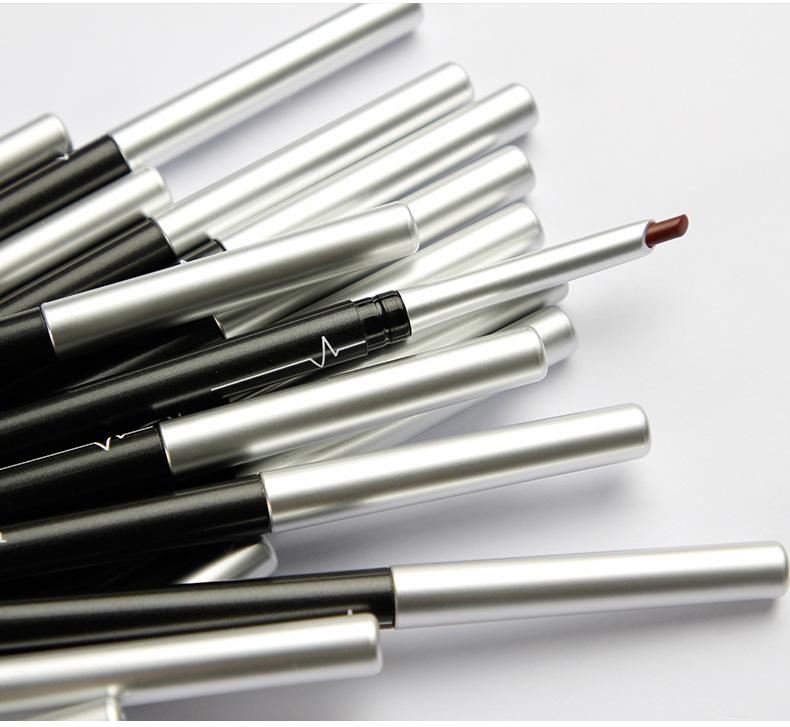 Product Introduction of Pudaier Three-Dimensional Matte 17 Colors Lip Liner Automatic Non-Decolorizing Eye Shadow Eyeliner Lipstick Lip Pencil 1