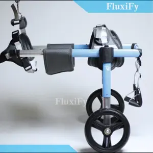 FX Kursi Roda Anjing untuk Paralisis Kaki Belakang, Alat Bantu Rehabilitasi & Mobilitas untuk Anak Anjing Lansia, Teddy, dan Hewan Peliharaan Cacat