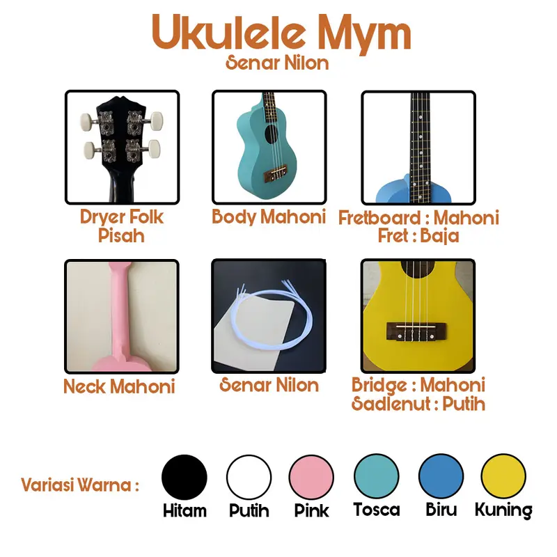 Ukulele kencrung ukulele MYM kentrung mini Gitar 4