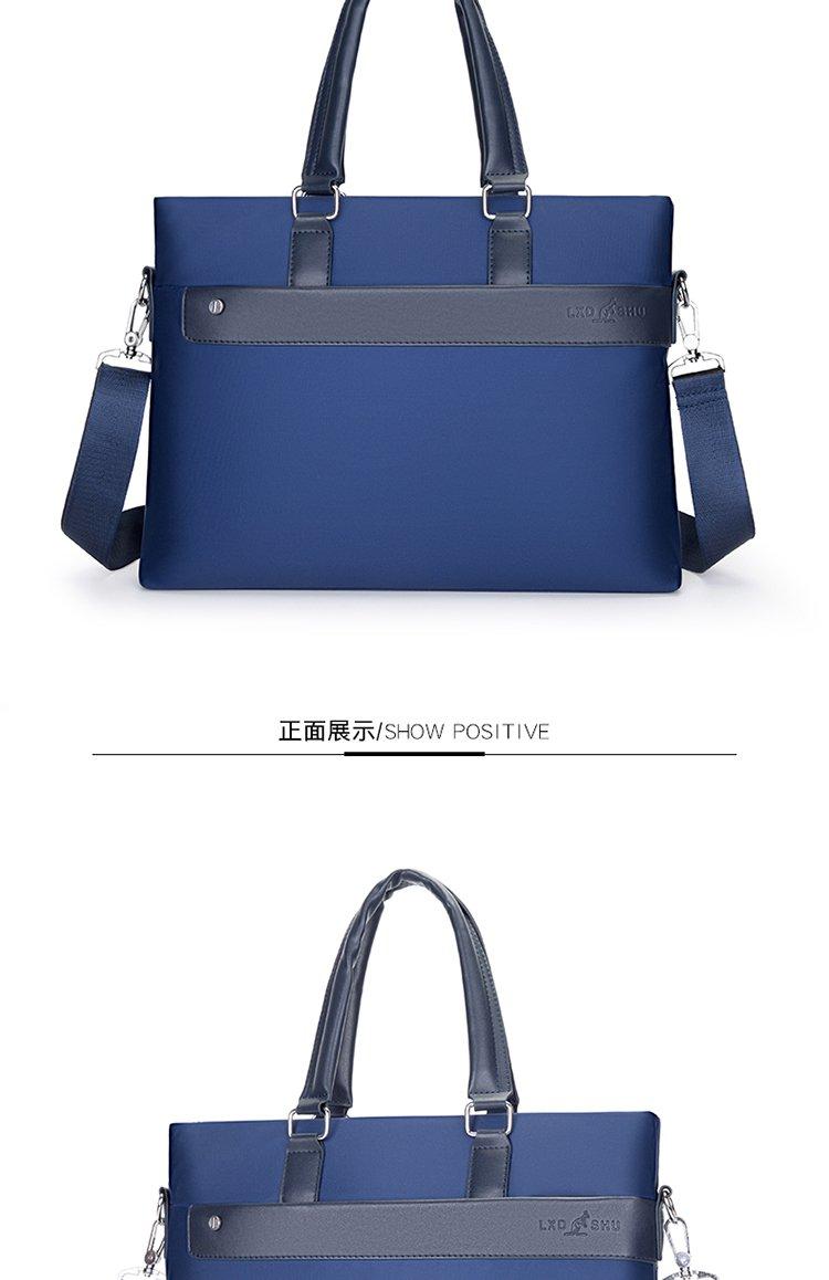 Product Introduction of Zipper Shoulder Bag Free Size Nylon Cloth Shoulder Crossbody Tote for Men 13