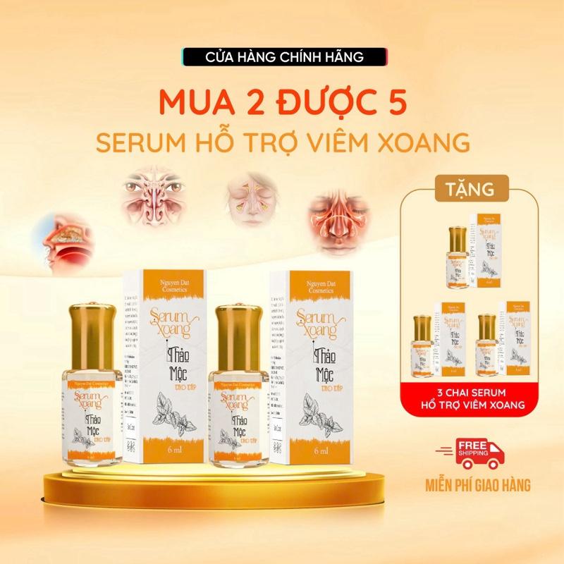 [A2][Mua 2 Được 5] Serum Xoang Thảo Mộc Cao Cấp (6ml) - Hỗ Trợ Viêm Xoang, Hỗ Trợ Đau Nhức Đầu Viêm Mũi Dị Ứng, Nhức 2 Cánh Mũi Lan Lên Trán, Chóng Mặt, Nghẹt Mũi. 0