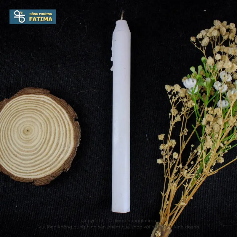 Bộ 10 Cây Nến Ký, Đèn Cầy Magic Taper, Taper Candel - Nến Sáp Đông Phương Fatima (NCDS-0180) 5