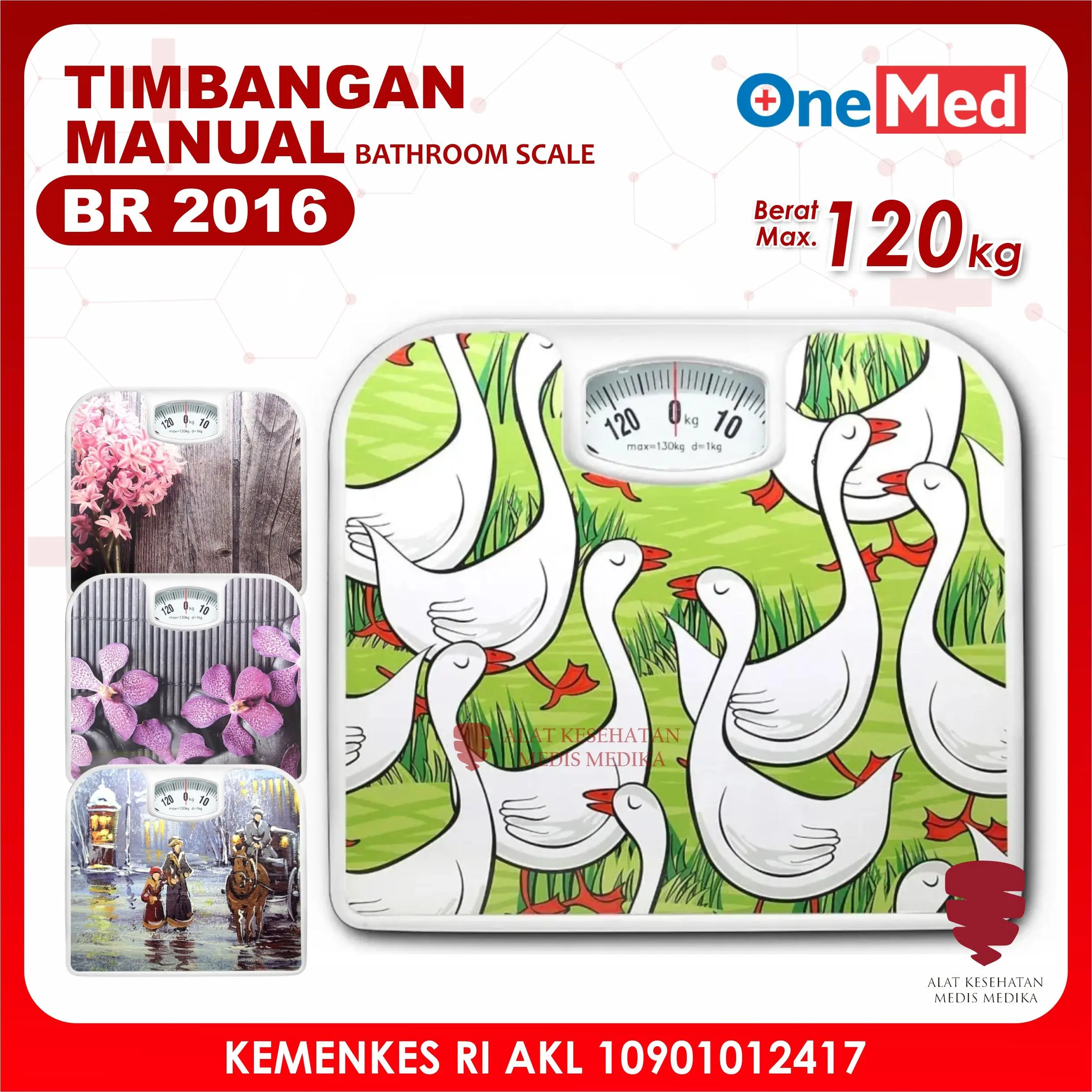 Timbangan Berat Badan Manual Jarum Alat Pengukur Cek Ukur Body Scale Analog Akurat