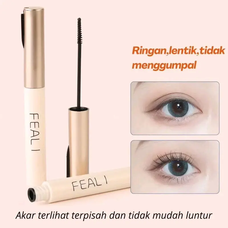 Feali Mascara Waterproof Long lasting Volumizing lengthen eye lash makeup - make up
