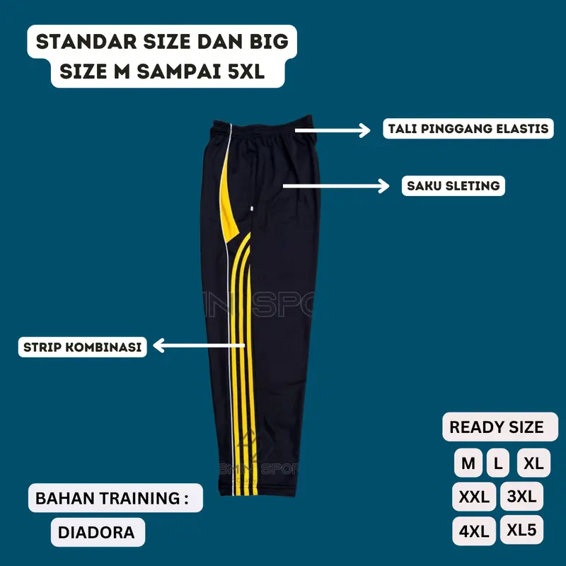 ( UKURAN JUMBO 3XL 4XL 5XL ) CELANA TRENING / TRAINING UKURAN JUMBO PRIA WANITA CELANA OLAHRAGA JUMBO BAWAHAN OLAHRAGA 3