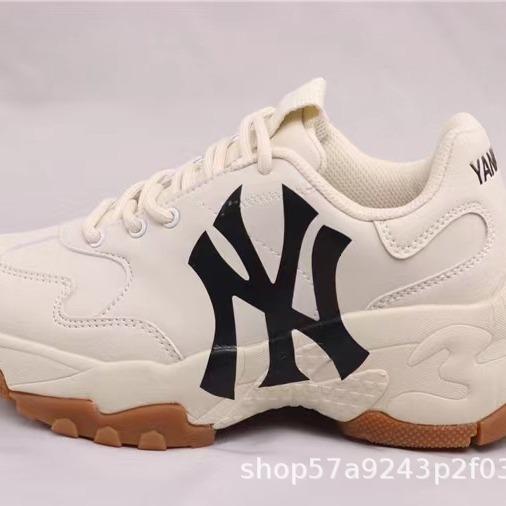 Dad Shoes MLB, Putian Nguyên Bản Thuần Khiết, Tăng Chiều Cao 6cm, Đế Dày, NY Big Logo Yankees, Giày Cao Cấp, Dễ Phối Đồ, Unisex 1