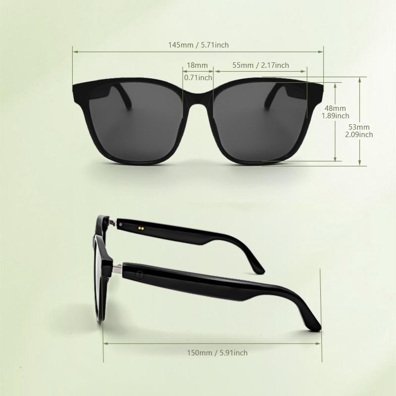 Product Introduction of UV Protective Smart Glasses, Fashionable Glasses, Ultra-high Sound Quality Glasses for Outdoor Sports, Playing Games, Driving 1