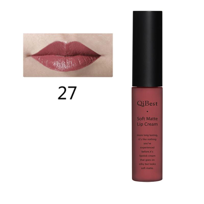 Makeup 34 Color Matte No Stain on Cup Long Lasting Lip Gloss Matte Lip Glaze Lipstick Glossy Cosmetic Lip Care 5