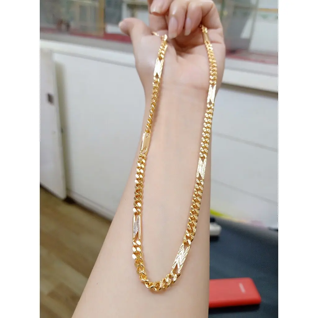 dây chuyền chữ N mạ vàng phù hợp cả nam và nữ 1 lượng  bản 5mm bền màu  Trang Sức Voi