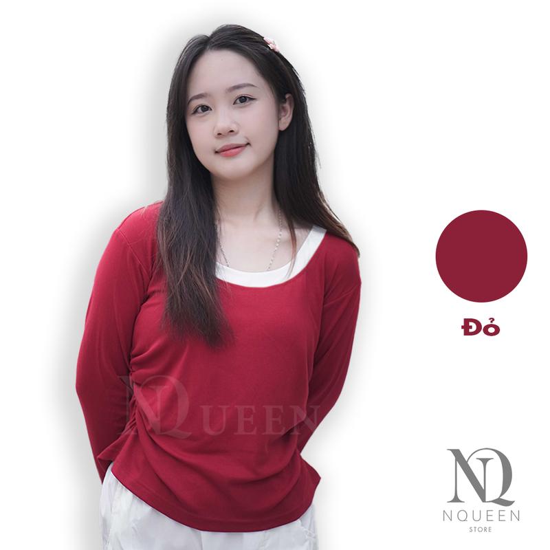[Có Big size] Áo thun cổ tròn phối viền NQueen 1