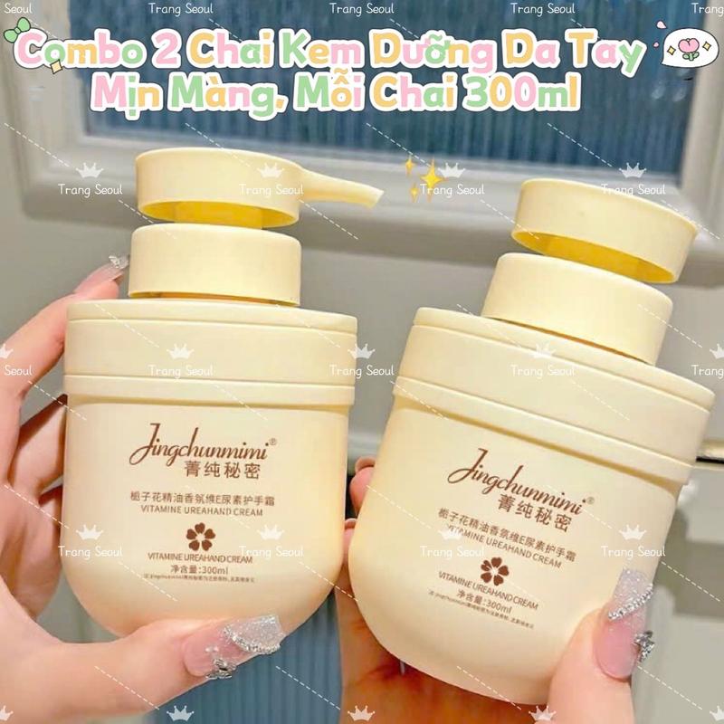 Combo 2 Chai Kem Dưỡng Da Tay = 600ml Hương Hoa Bưởi Dịu Nhẹ Chiết Xuất Từ Tinh Dầu Oliu Giúp Da Mịn Màng Hỗ Trợ Cải Thiện Tình Trạng Bị Nứt Nẻ Do Thời Tiết Lạnh Khô