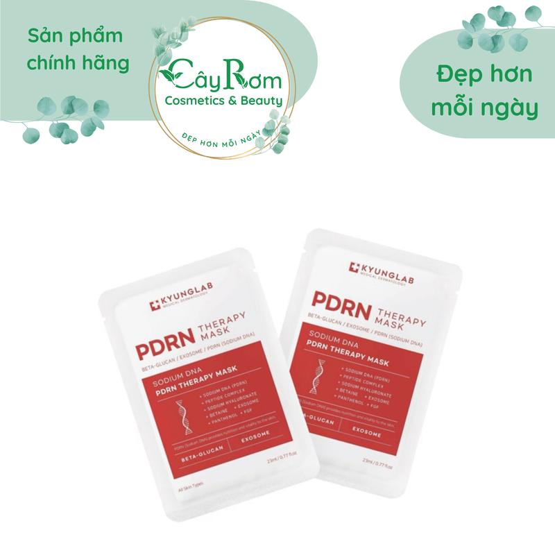 [20 miếng] Mặt Nạ Kyunglab PDRN Therapy Mask với Phức hợp 31 chuỗi Peptide và Công nghệ Exosome - Cosmetics