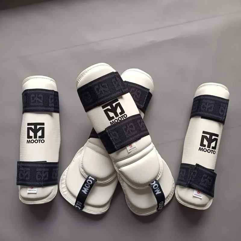Taekwondo Protective Gear National Standard for Leggings Arm Guard Children's Elbow Full Set Adult Hands and Feet Professional Combat Elbow Pads K3fP