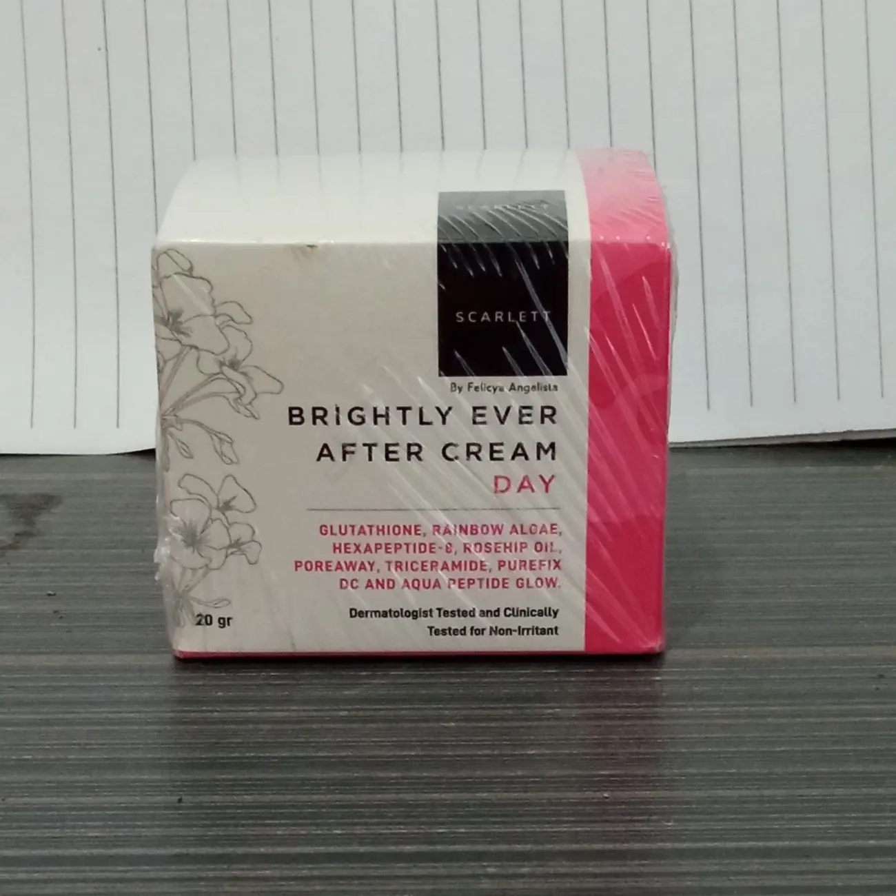 Scarlett whitening cream brightly & acne Pembersih Jerawat Wajah Memudarkan