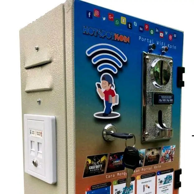 Mesin WiFi Koin Siap Pakai
