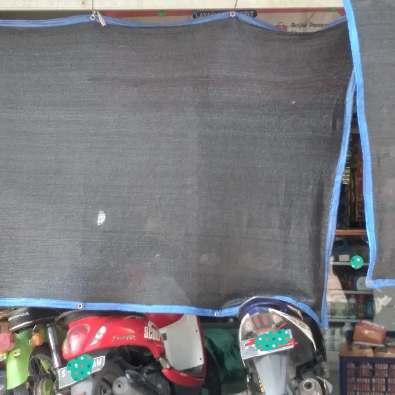 Paranet jahit list terpal plus mata ayam peneduh panas matahari per3x1meter 2
