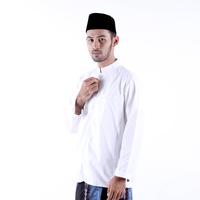 Gambar Baju Koko BHS Classic Habaib Motif Amir Warna Putih - L dari SarungBHS Kab. Gresik 2 Tokopedia