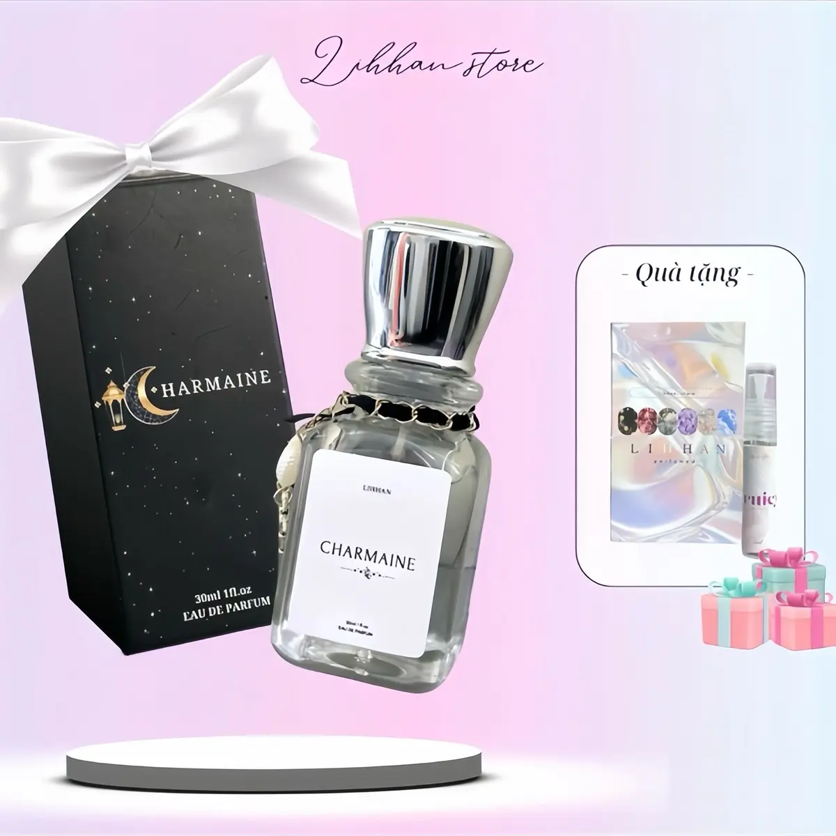[ MUA 1 TẶNG 1 ]  Nước Hoa Nữ Lihhan 10ml , Charmaine ngọt ngào cuốn hút sang chảnh   - Cosmetic Xịt Thơm Perfume Women Tinh Dầu Mỹ Phẩm