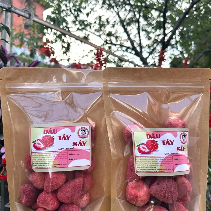 Combo 2 túi dâu  sấy thăng hoa - 200g
