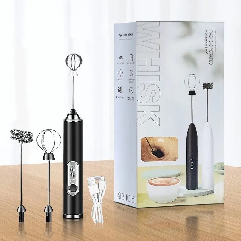 Hand Mixer mini Alat Kocok Telur Elektrik Pengaduk Kopi Elektrik Cappuccino Maker Mini Electric Pengocok Telur Pengaduk Telor 0
