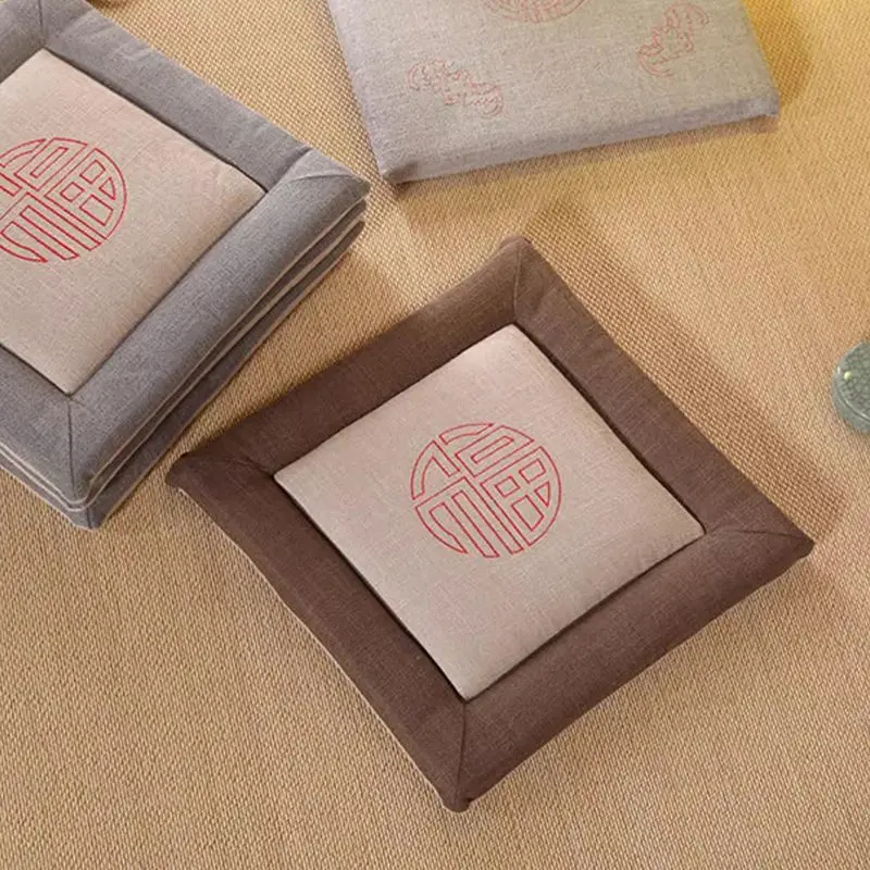 Đệm Ghế, Vải Gia Dụng Phong Cách Nhật Bản, Đệm Ghế Ăn, Đệm Tatami, Thích Hợp Cho Học Sinh Và Văn Phòng, Đệm Ghế Thoáng Khí