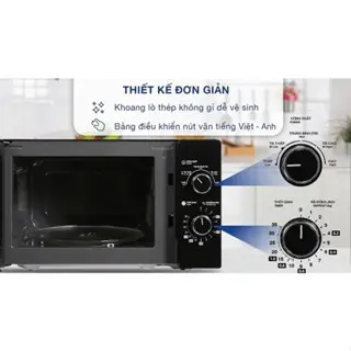 (HÀNG CHÍNH HÃNG) Lò vi sóng Toshiba ER-SM20(W1)VN - Nhập Thái Lan / Lò vi sóng Toshiba MWP-MM20P(BK) 20 lít - Nhập TQ 5