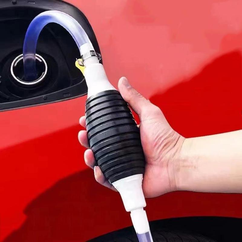 Car Manual Oil Tank Suction Pipe, 1 Set Oil Pump Pipe, Aquarium Fish Tank Siphon Change Pipe, Manual Cleaning Tool, Thickened and Lengthened Water Pump 2