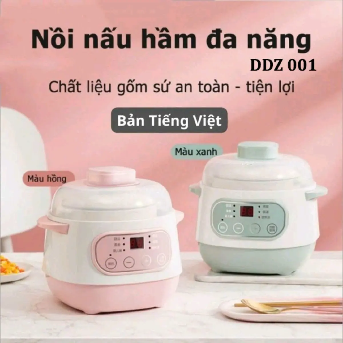 nồi hầm- nấu cháo chậm đa năng Nồi Điện