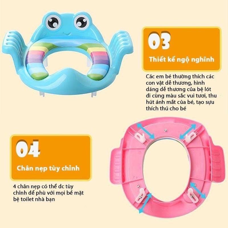 Product Introduction of Bệ Lót Thu Nhỏ Bồn Cầu Có Tay Vịn Đệm Lót Cho Bé An Toàn, Tháo Lắp Dễ Dàng Tiện Lợi - Getgo1 40