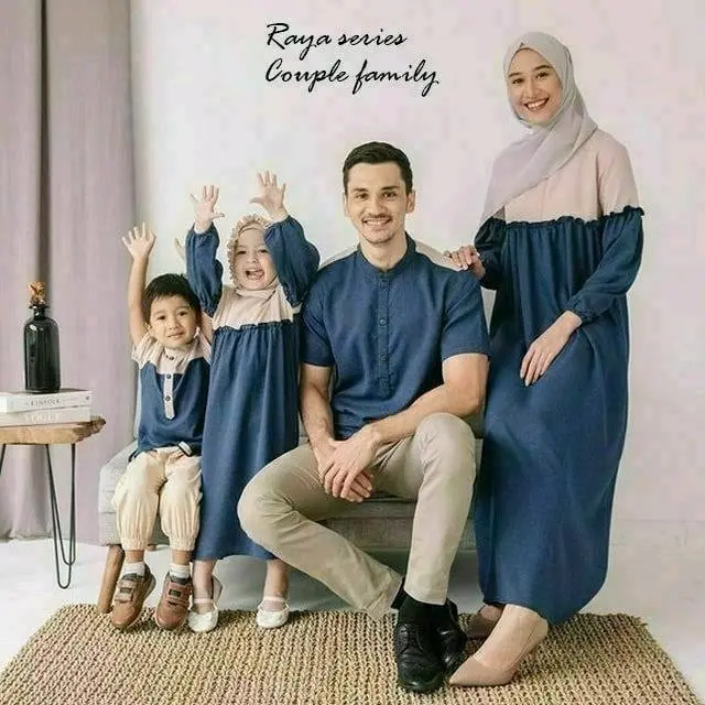 couple keluarga raya couple terbaru  couple hana family raya series sarimbit muslim 1