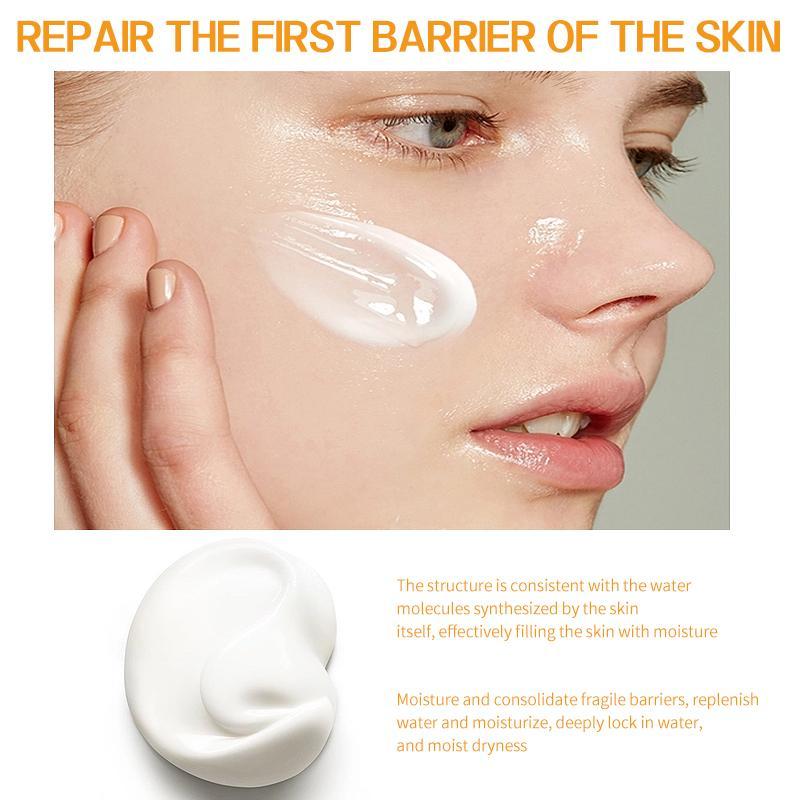 Turmeric + Vitamin C Moisturizing Face Cream, Deeply Moisturize, Tighten, Smooth and Improve Facial Skin, Leaving Skin Firm, Delicate and Elastic, Christmas, Christmas Gift, Face Care Products 7