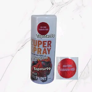 Pilok Cat Zuper Merah Candy Yamaha Red 08 150cc Glossy Mengkilap Spray paint