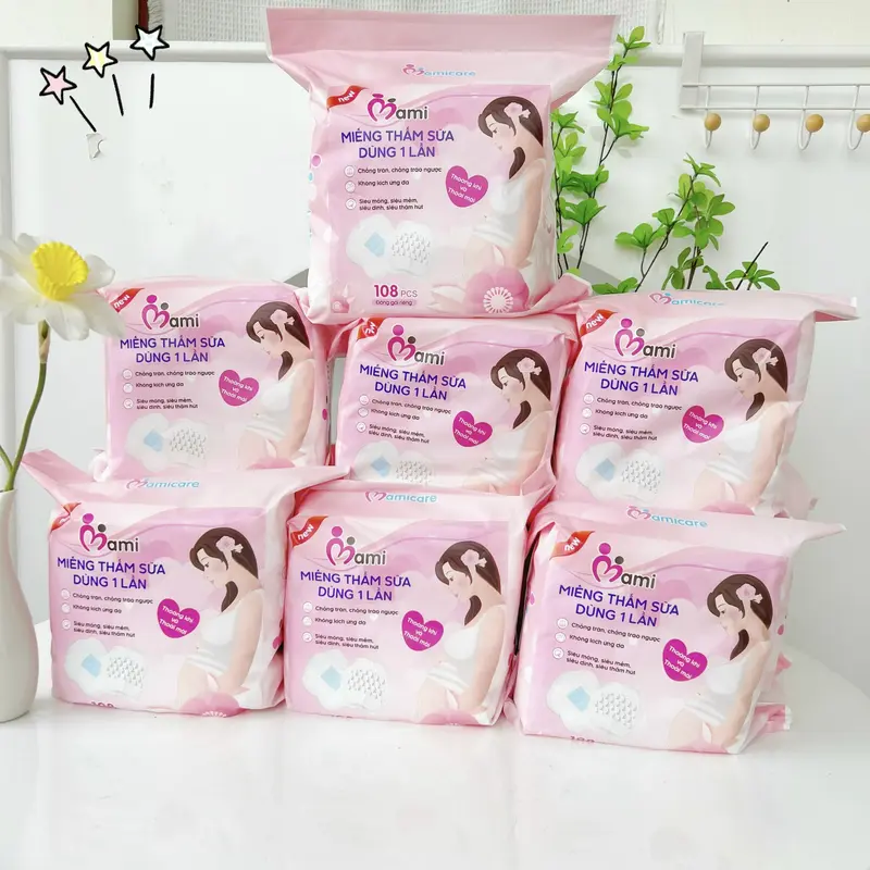 Bịch 108 Miếng Lót Thấm Sữa MAMICARE Siêu Thấm Hút, An Toàn Cho Mẹ 3