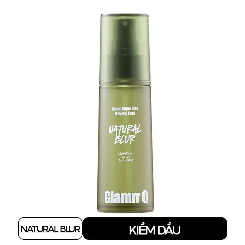 Xịt Khoá Nền Giữ Lớp Trang Điểm Glamrr Q Vegan Super Stay Makeup Fixer 6