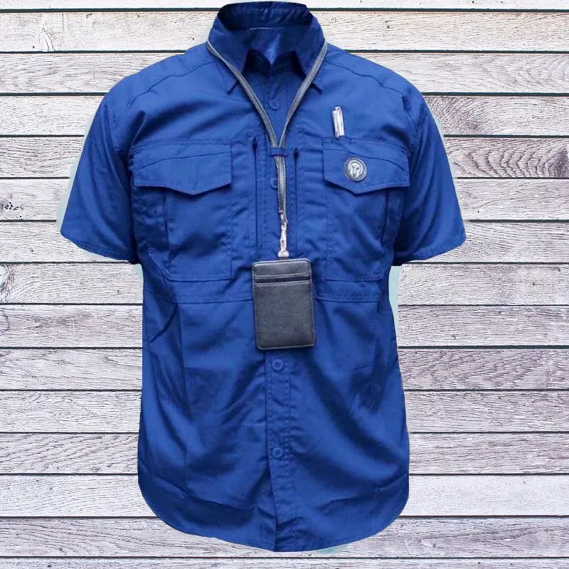 Kemeja tactical M TAC lengan pendek pria Bahan Tebal Adem Kemeja Reskrim