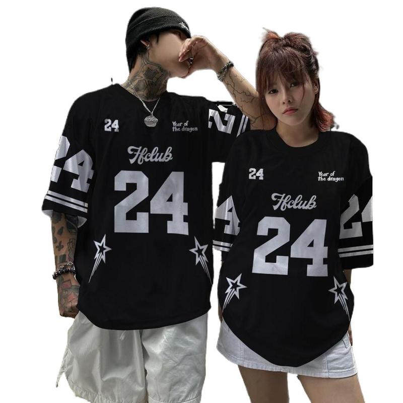 Product Introduction of 2025 Summer Fashion T-Shirts For Men Casual Short Sleeved Loose Oversized T-Shirt Street Harajuku Tops Tees Couple Jersey Unisex Clothing 13